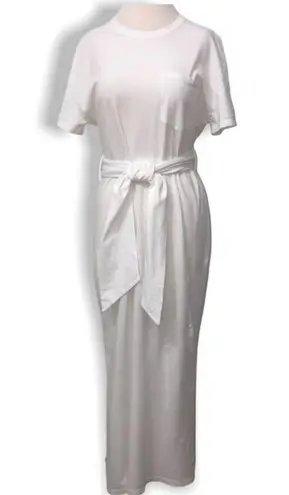 Jonathan Simkhai Sara Organic Cotton Dress White Large NWT
