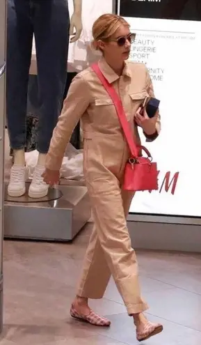 Madewell  Garment Dyed Zip Front Coverall Jumpsuit size xs