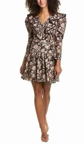 St. Roche NWT Hatfield Mini Dress in Belladonna Sz 2 Black