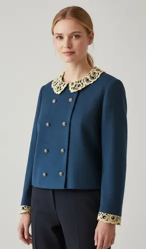 Vintage 50's/60's AnR Jr Navy Blue Lace