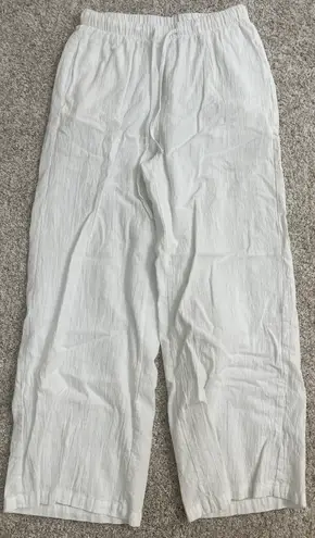 White Linen Pants