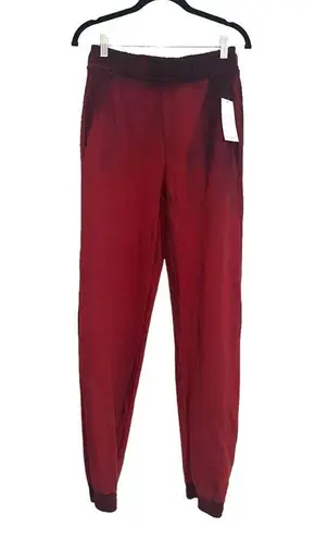 Cotton Citizen NWT  Brooklyn Red Ombre Cotton Sweatpants Joggers SMALL