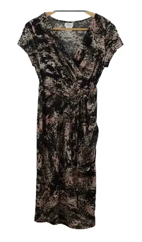 Motherhood Maternity Oh Baby by Motherhood short sleeve faux wrap dress