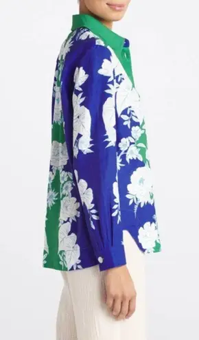 Farm Rio Soft Garden Linen Blend Floral Shirt, Size XL NEW w/Tag $288