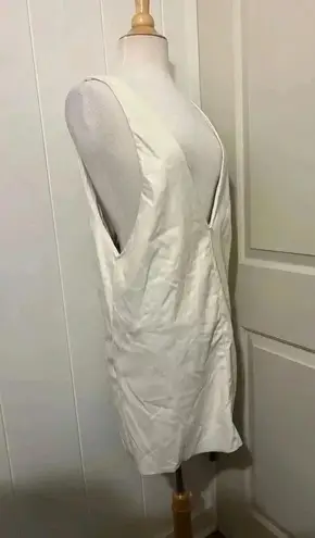 Sunday in Brooklyn Pinafore Pleather Faux Leather Dress || Medium $110