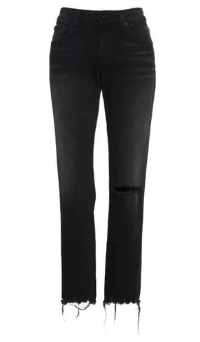 Rag and Bone NWT  Dre in Mont with Holes Low Rise Slim Boyfriend Stretch Jeans 25