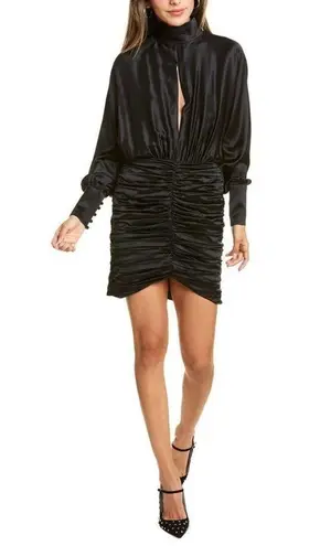 Retrofete silk stretch Barbara mini dress Black Size XS