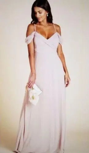 Birdy Grey Spence Chiffon Dress Gown Taupe Bridesmaid, Prom, Wedding Size M