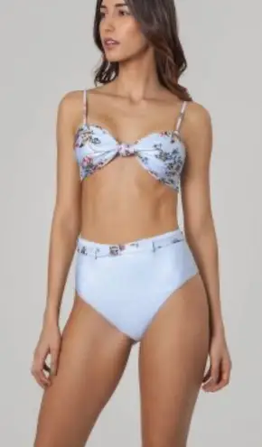 Agua Bendita Tunisia Alicia High Waisted Belted Bikini Bottom NWT Size XL