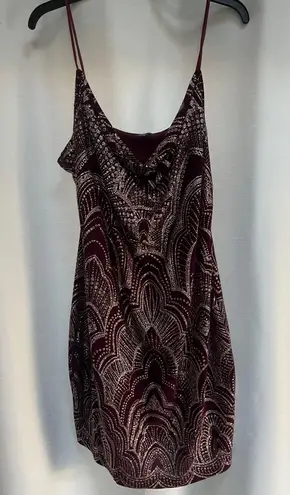 Jump Juniors Dress Maroon Bodycon