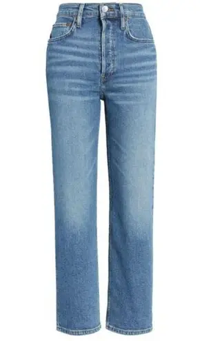 RE/DONE Redone Stovepipe High Waisted Jeans in Clean Dusk