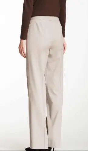 Lafayette 148 Menswear Stretch Virgin Wool Stretch Trouser Pants Size 6 Tan