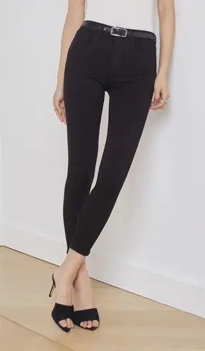 L'Agence New L’agence Margot High Rise Skinny Stretch Jeans In Black Noir Size 27