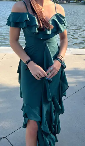 Pretty Little Thing Formal Green Dress