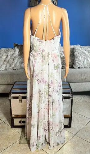 Jenny Yoo Floral Long Formal Prom Pageant Bridesmaid Dress