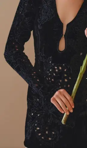 Hemant and Nandita Sehr Velvet Dress, Size L