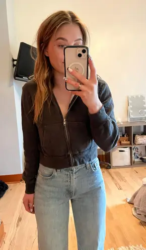 Brandy Melville Cropped Hoodie