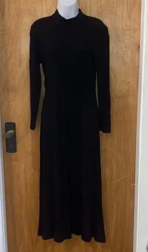 Ronni Nicole Vintage Black  Long Sleeve Maxi Dress Size 8