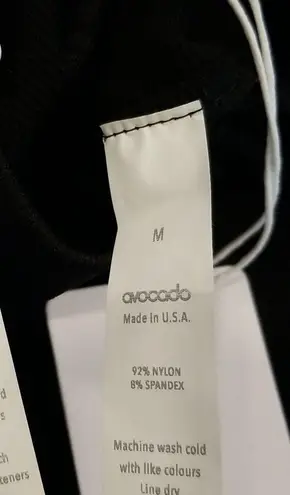 Avocado ๐๐ Serenity Shred Long Sleeve Top + Leggings Set Black Medium M NWT