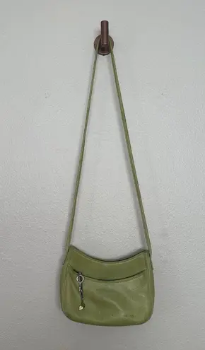 Fossil Cute Y2K Green  Crossbody Leather Handbag Purse Bag