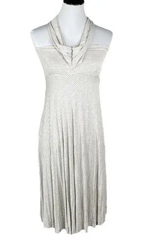 Elan Striped Asymmetrical Multi Look Dress and Skirt
White Gray Size Medium