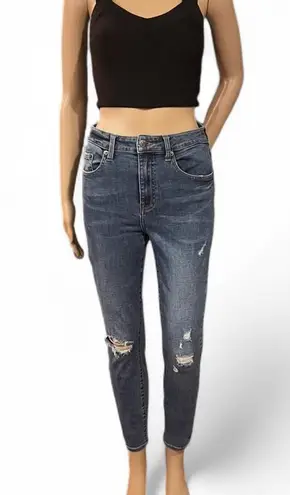 Pistola Distressed High-rise Skinny Ankle Blue Jeans Size 28/ 26” Inseam EUC