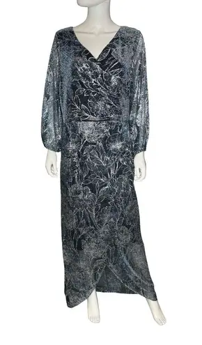 SL Fashions Metallic Print Blouson