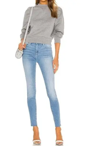 Frame New Le High Skinny Jeans High Rise Raw Edge Stretch Denim Europa