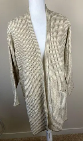 Fortune + Ivy Open Front Waffle Knit Cardigan Size Large Style 0290J3Q (P3)