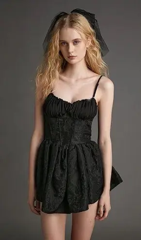 J.ING For this Moment Black Fit and Flare Mini Dress Black Size XS NWT