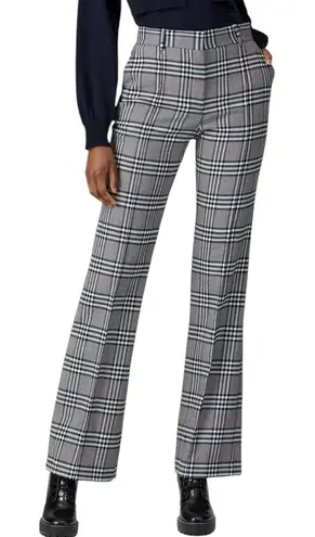 See By Chloe See by Chloé Multi Blue Plaid Wide Leg Trouser Pants