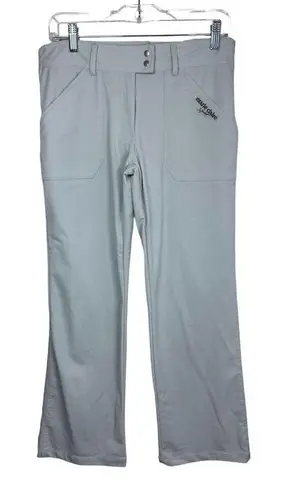 Marie Claire Sport Women's Flare Leg Pants blue casual stretch sz large