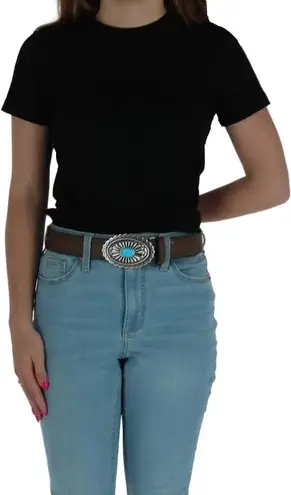 Ariat Turquoise Belt Buckle Blue