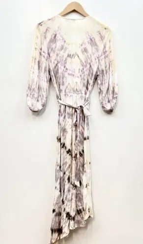 Young Fabulous and Broke  Tie dye Asymmetrical Faux Wrap Dress size XS