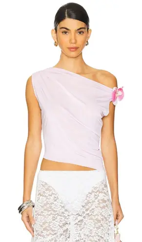 Jaded London Dare To Drape Top in Pink Flower 12 New Womens Blouse