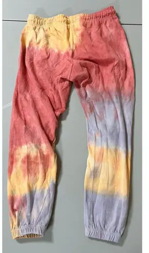 National Geographic Pastel Tie Dye Sweats Sweatpants Joggers Pants Bottoms Size M ⛰✨