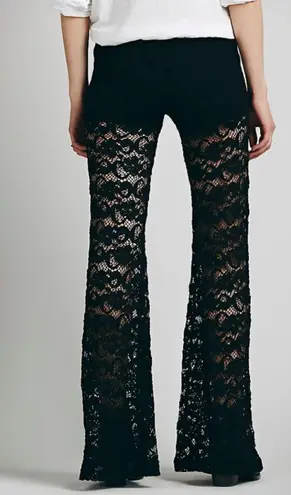 Nightcap NWT Dixie Lace Flares Pant , $218 | Free People Sz S