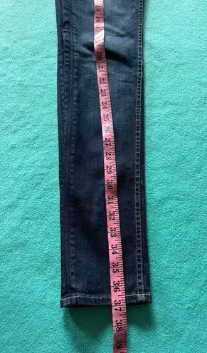 Hudson Women's Blue Denim Low Rise Skinny Jeans Medium Wash Size 24