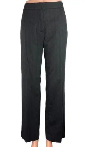 Piazza Sempione Judy High Rise Pull On Flat Front Straight Leg Dress Pants Sz 42