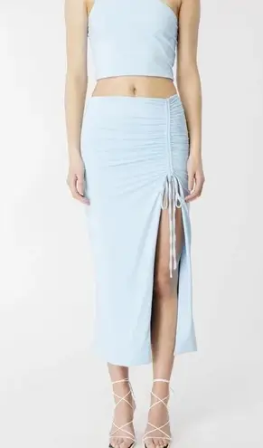 Bardot Annabella Midi Skirt In Cornflower Blue Women’s Size 8 US Medium M