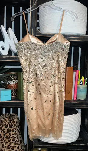 Dave and Johnny Sequin Mini Dress