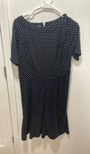 Talbots Polka Dot Midi Dress