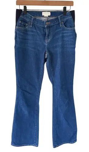 Hatch Maternity Mid Rise Bootcut Jeans Blue Size undefined