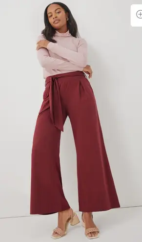 Pact Luxe Jersey Volume Pant in Pomegranate
