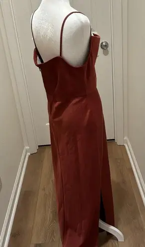 BHLDN Cali Satin Charmeuse Midi Dress