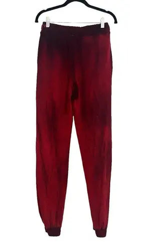 Cotton Citizen NWT  Brooklyn Red Ombre Cotton Sweatpants Joggers SMALL