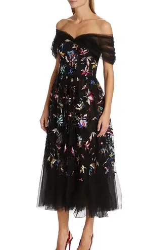Jason Wu Collection Tulle Off-Shoulder Cocktail Dress Size 10, NWT Retail $3,395