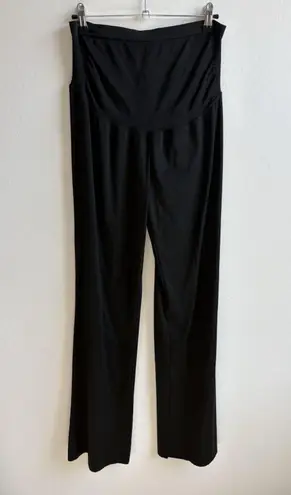 Mom Cozy Maternity Flair Workout Leggings Size, Large And Black Size undefined