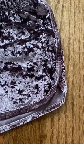 Popular 21 dolls kill purple velour velvet crushed lounge low rise shorts