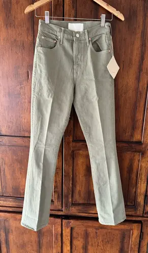 Mother NWT | The Insider Hover Mid Rise Boot Jean in Mermaid | 25 Green